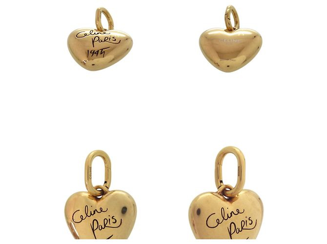 Céline Celine Charm Herz-Anhänger Golden - Ansicht 4