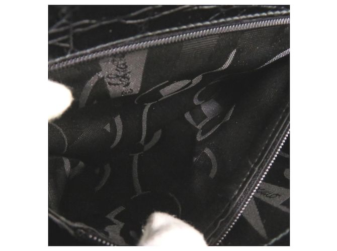 Borsa 2-Way in pelle goffrata Vara di Salvatore Ferragamo Nero - vista 8