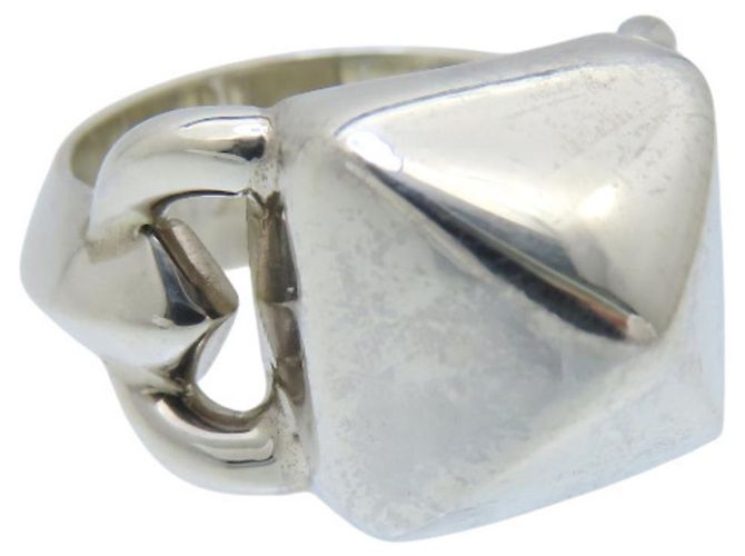 Ring Hermès Anello Hermes Vintage Medor Silver 925 Argento - vista 4