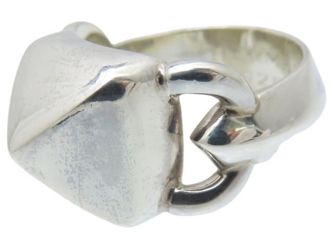 Ring Hermès Anello Hermes Vintage Medor Silver 925 Argento - vista 5