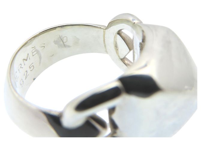 Ring Hermès Anello Hermes Vintage Medor Silver 925 Argento - vista 8