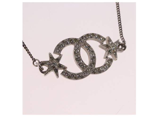 Chanel CC Charm Metal Argento - vista 3