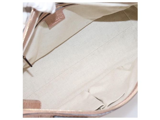 Gucci Bella Convertible Top Handle Leather Small Rosa - vista 5