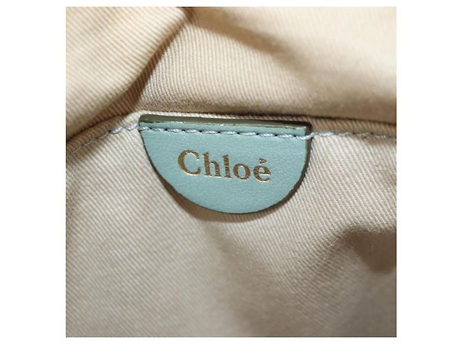 Chloé Chloe Marcie Top Handle Leather Medium Verde - vista 6