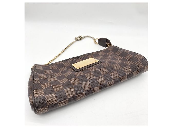 Louis Vuitton Eva Damier Ebene Marrone - vista 3
