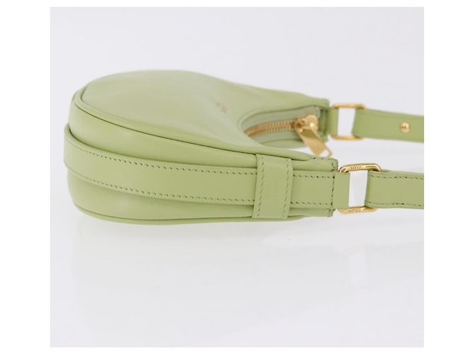 Céline Celine Ava Leather Mini Verde - vista 3