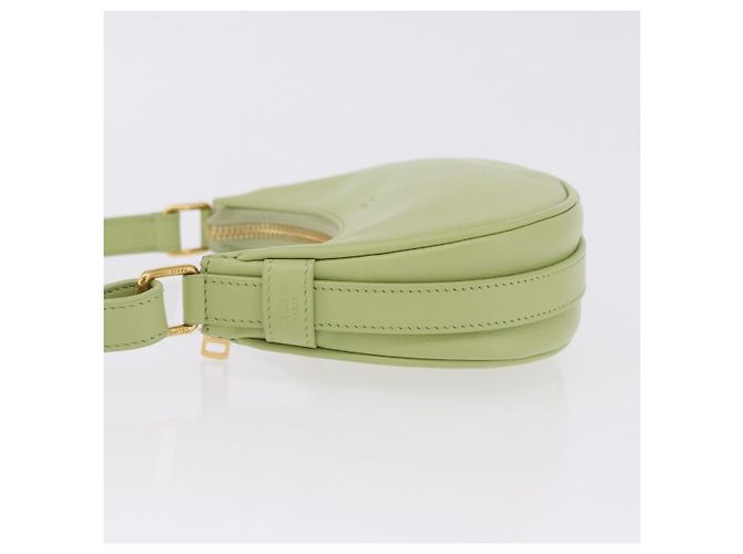 Céline Celine Ava Leather Mini Verde - vista 4