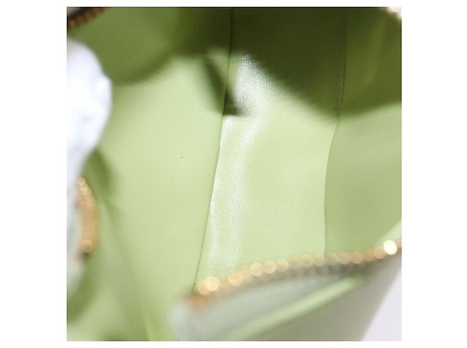 Céline Celine Ava Leather Mini Verde - vista 5