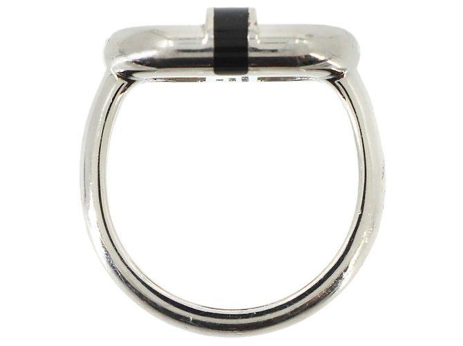 Hermès Hermes Maillon T62 Ring Black Silvery - view 3