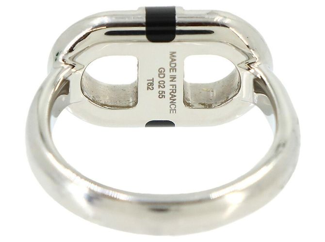 Hermès Hermes Maillon T62 Ring Black Silvery - view 6