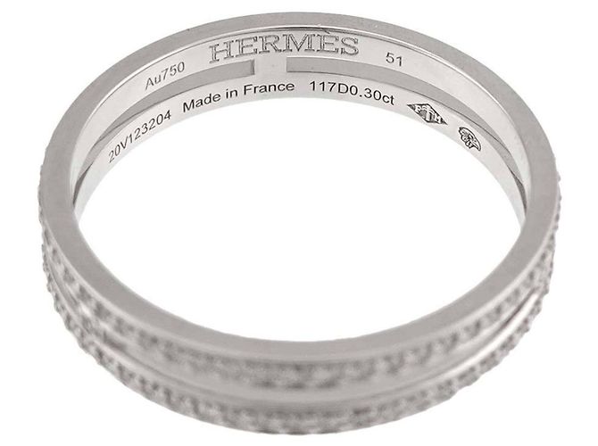 Ring Hermès Anillo Hermes Alianne PM #51 Dorado - vista 3
