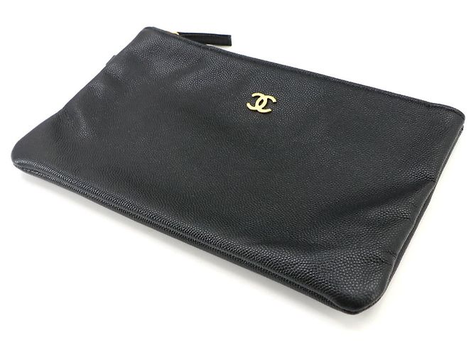 Borsa a tracolla Chanel 25 Medium Chain Nero - vista 9