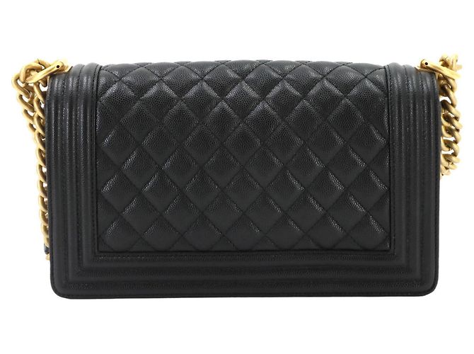 Borsa a tracolla Chanel Boy Chain Nero - vista 2