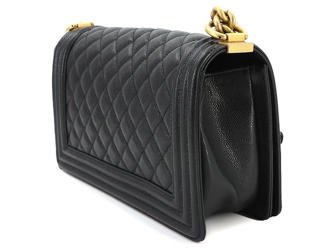 Borsa a tracolla Chanel Boy Chain Nero - vista 3
