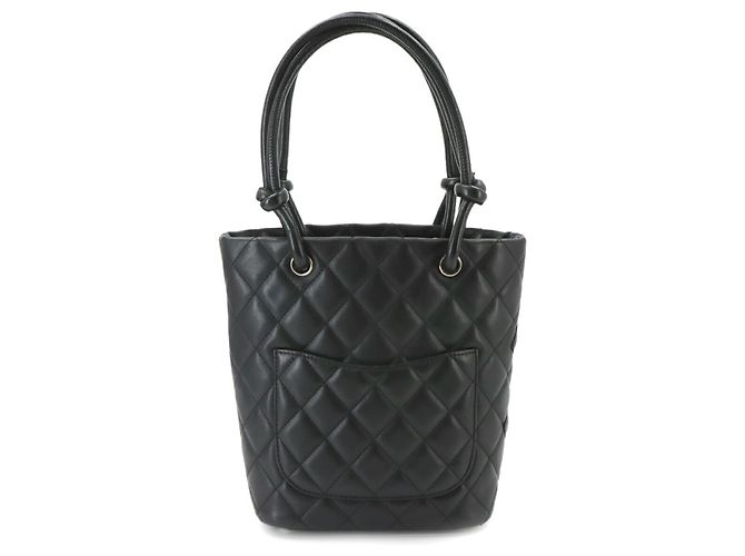 Borsa tote piccola Chanel Cambon Line Nero - vista 2