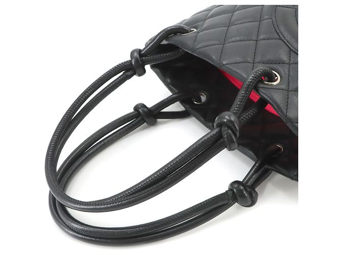 Borsa tote piccola Chanel Cambon Line Nero - vista 5