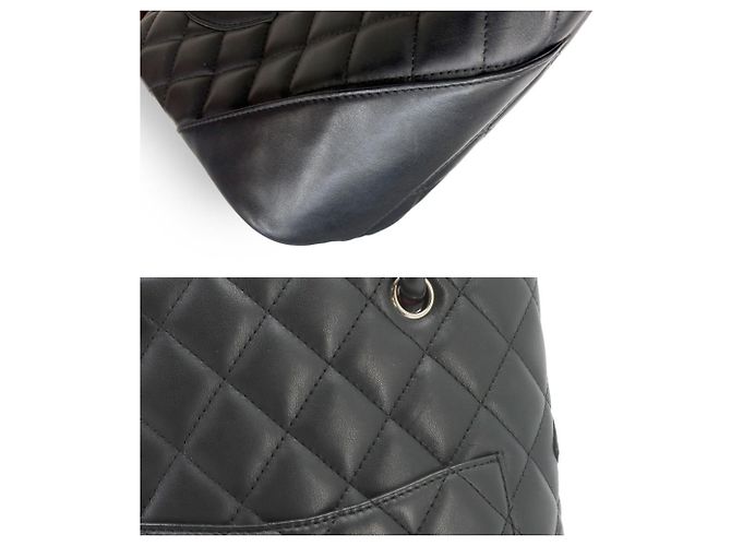 Borsa tote piccola Chanel Cambon Line Nero - vista 8