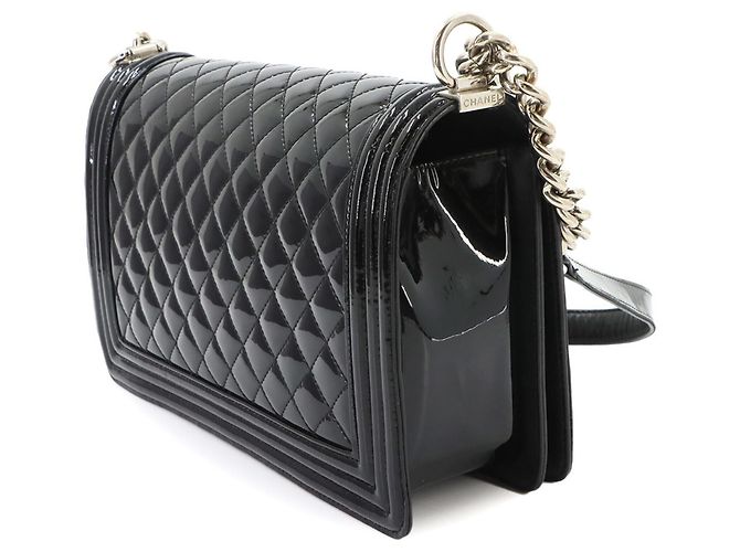 Chanel Boy Chain Schultertasche Schwarz - Ansicht 3