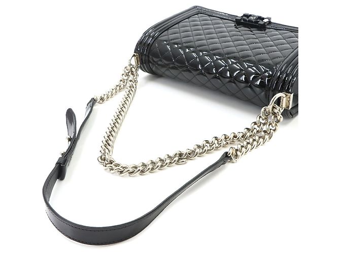 Chanel Boy Chain Schultertasche Schwarz - Ansicht 5