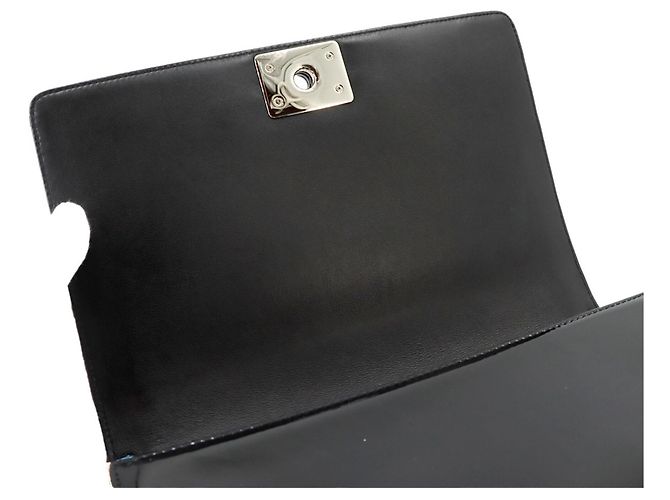 Chanel Boy Chain Schultertasche Schwarz - Ansicht 6