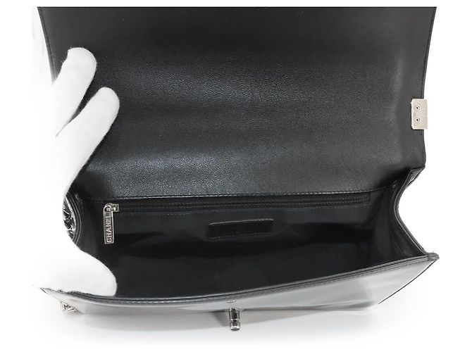 Chanel Boy Chain Schultertasche Schwarz - Ansicht 7