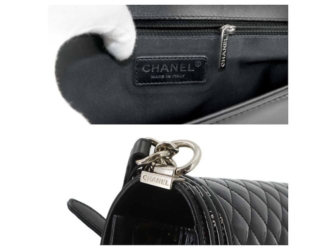 Chanel Boy Chain Schultertasche Schwarz - Ansicht 9