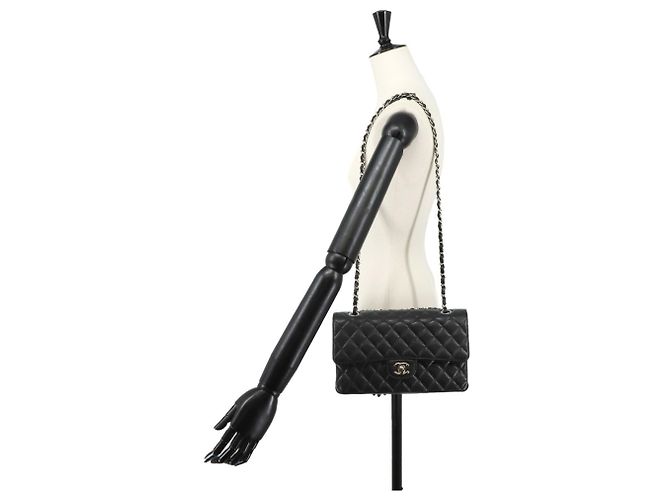 Timeless Borsa a spalla con catena Chanel Matelasse 25 Nero - vista 10