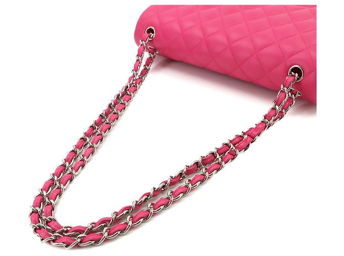 Borsa a tracolla Chanel Matelasse 30 con catena Rosa - vista 5