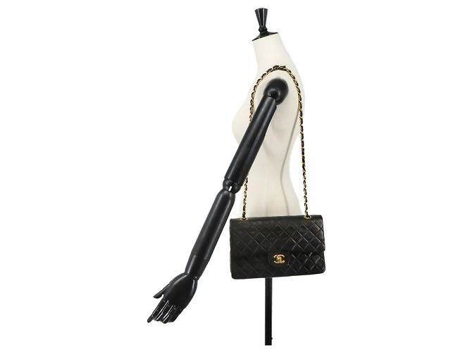 Timeless Borsa a spalla con catena Chanel Matelasse 25 Nero - vista 10