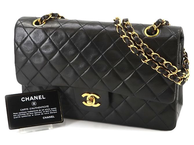 Timeless Borsa a spalla con catena Chanel Matelasse 25 Nero - vista 2