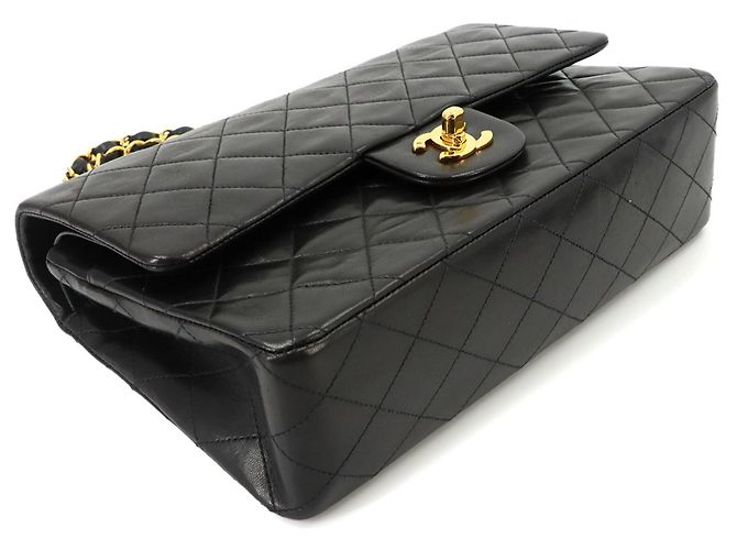 Timeless Borsa a spalla con catena Chanel Matelasse 25 Nero - vista 5