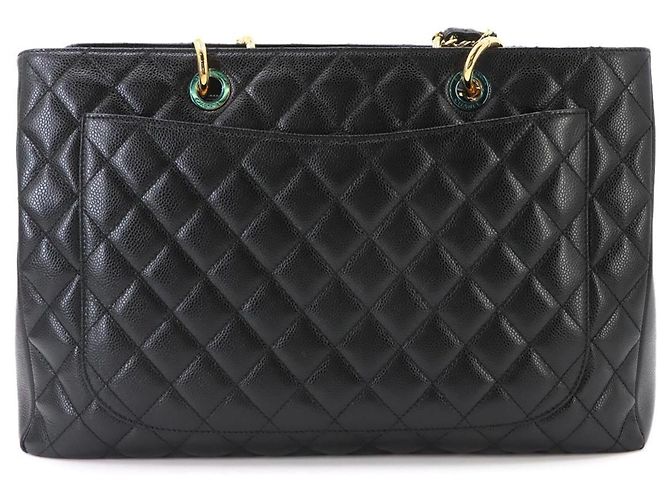 Borsa Tote Chanel Matelasse con catena Nero - vista 3