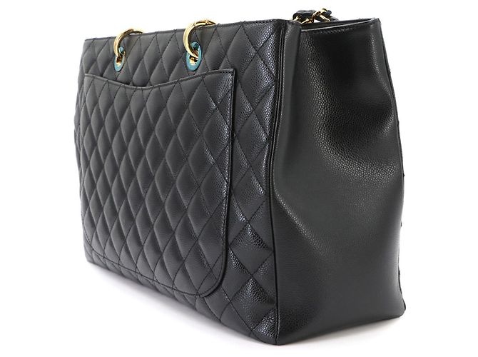 Borsa Tote Chanel Matelasse con catena Nero - vista 4