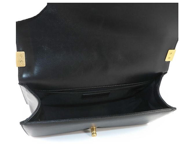 Borsa a tracolla Chanel Boy Chain Nero - vista 8