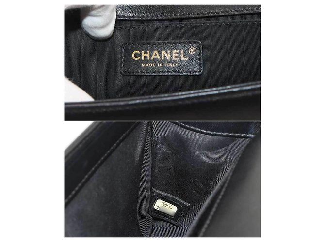 Borsa a tracolla Chanel Boy Chain Nero - vista 9