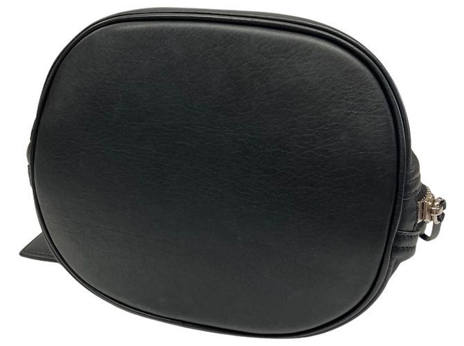 Balenciaga Paper Plate Handtasche aus schwarzem Leder - Ansicht 3