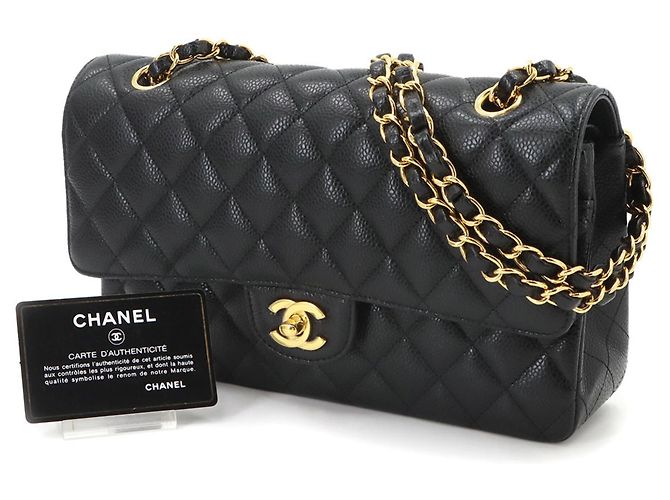 Borsa a tracolla con catena Chanel Matelasse 25 Nero - vista 2