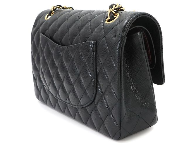 Borsa a tracolla con catena Chanel Matelasse 25 Nero - vista 4