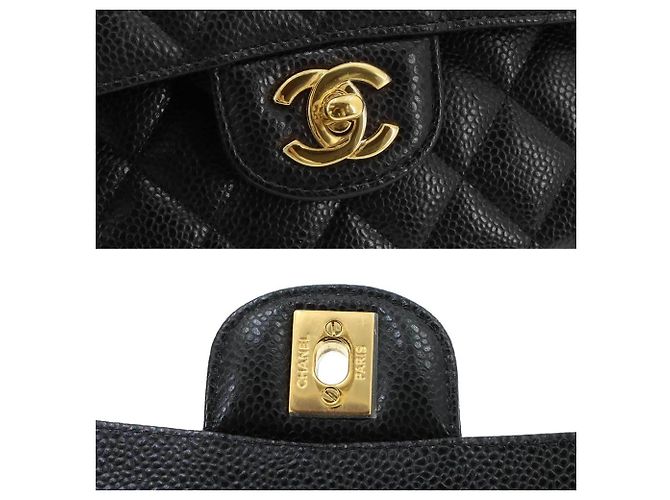 Borsa a tracolla con catena Chanel Matelasse 25 Nero - vista 9