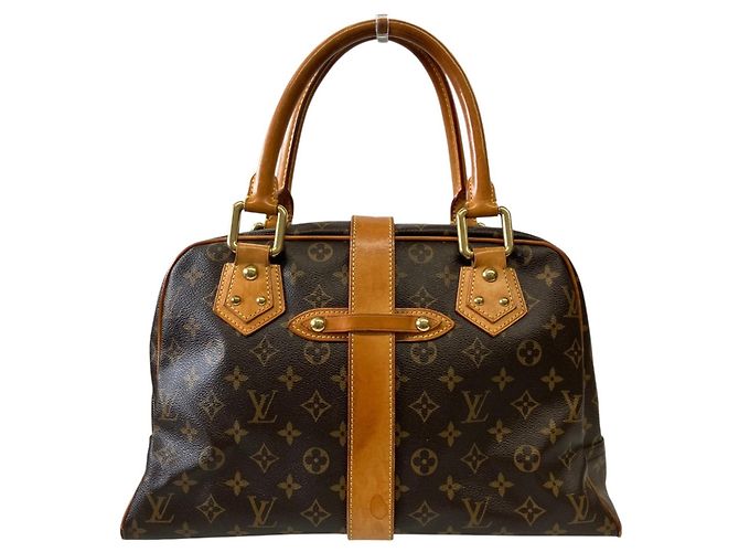 Borsa Louis Vuitton Manhattan GM Marrone - vista 2