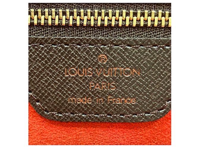 Borsa Louis Vuitton Brera in tela Damier Marrone - vista 4