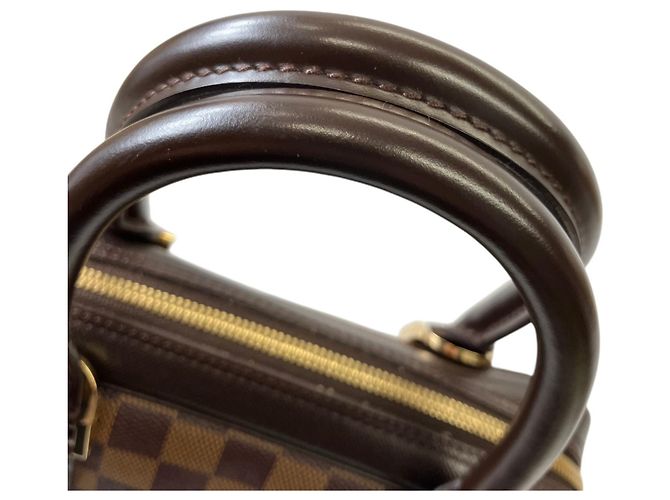 Borsa Louis Vuitton Brera in tela Damier Marrone - vista 7