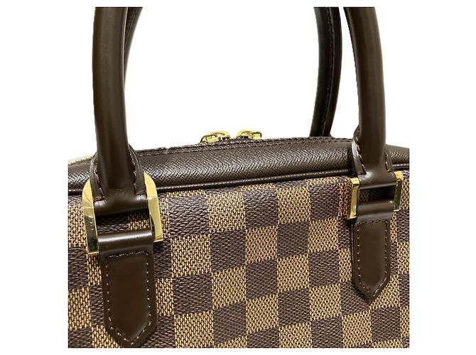 Borsa Louis Vuitton Brera in tela Damier Marrone - vista 9