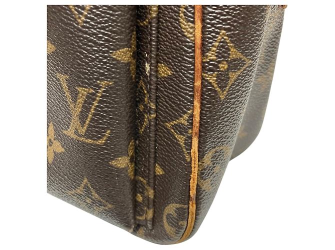 Louis Vuitton Vivacite GM Schultertasche Braun - Ansicht 7