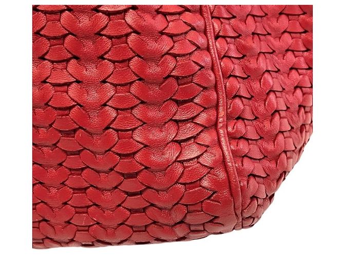 Borsa Christian Dior Dior Intrecciato Rosso - vista 7