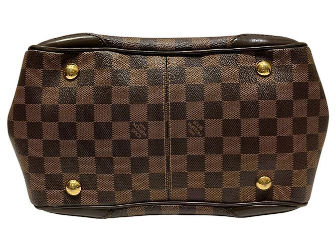 Borsa Louis Vuitton Verona PM Marrone - vista 3