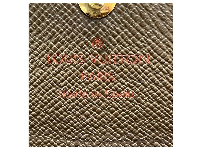 Sarah Cartera larga Louis Vuitton Damier Canvas Castaño - vista 4
