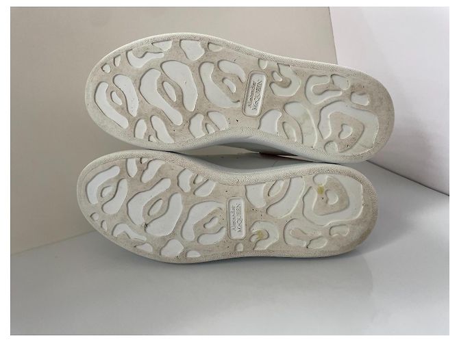Alexander McQueen Sneakers Oversized Bianche Bianco Sabbia - vista 10