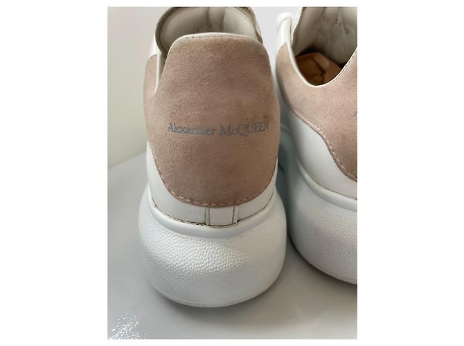 Alexander McQueen Sneakers Oversized Bianche Bianco Sabbia - vista 8