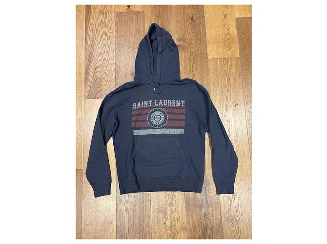 Autre Marque Hoodie Saint Laurent Paris Azul escuro - vista 2